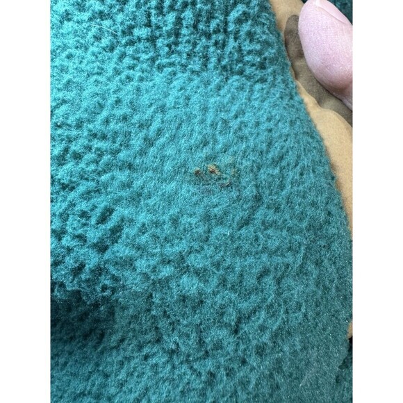 The North Face Full zip Hooded Color Block Sherpa Jacket SZ M Women Brown Tab - Picture 10 of 13